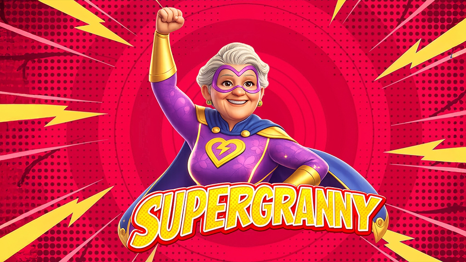 Super Granny slot game art