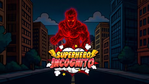 Superhero Incognito slot game art