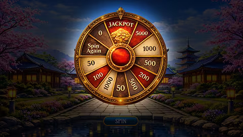 Samurai Legacy spin wheel art
